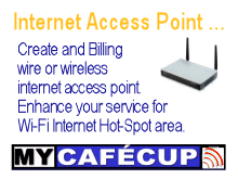 WiFi Hotspot internet gateway manager